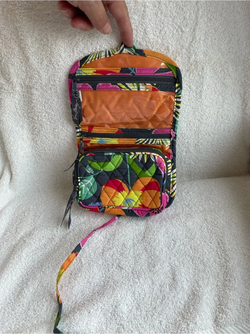 Vera Bradley Travel Jewelry/ Makeup Case Holder Organizer Jazzy Bloom